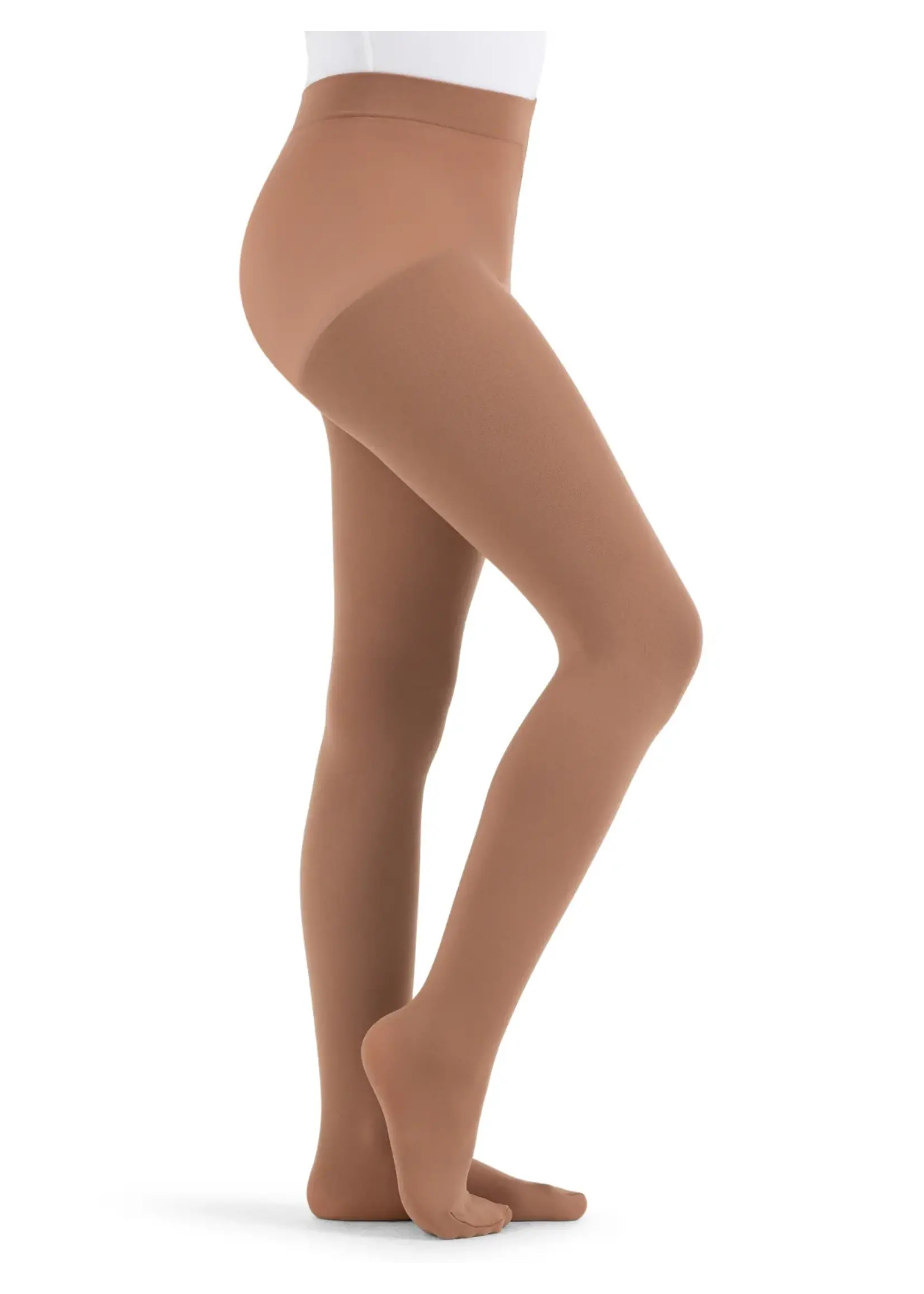 CAPEZIO & BUNHEADS A1915C CHILDRENS ULTRASOFT WAISTBAND FOOTED TIGHT