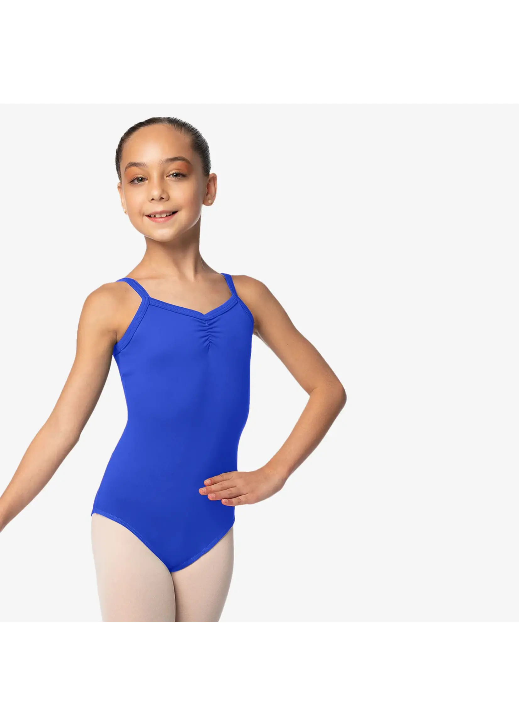 SO DANCA SL114 FLAMMETTA CHILDRENS  DOUBLE PINCHED CAMISOLE LEOTARD