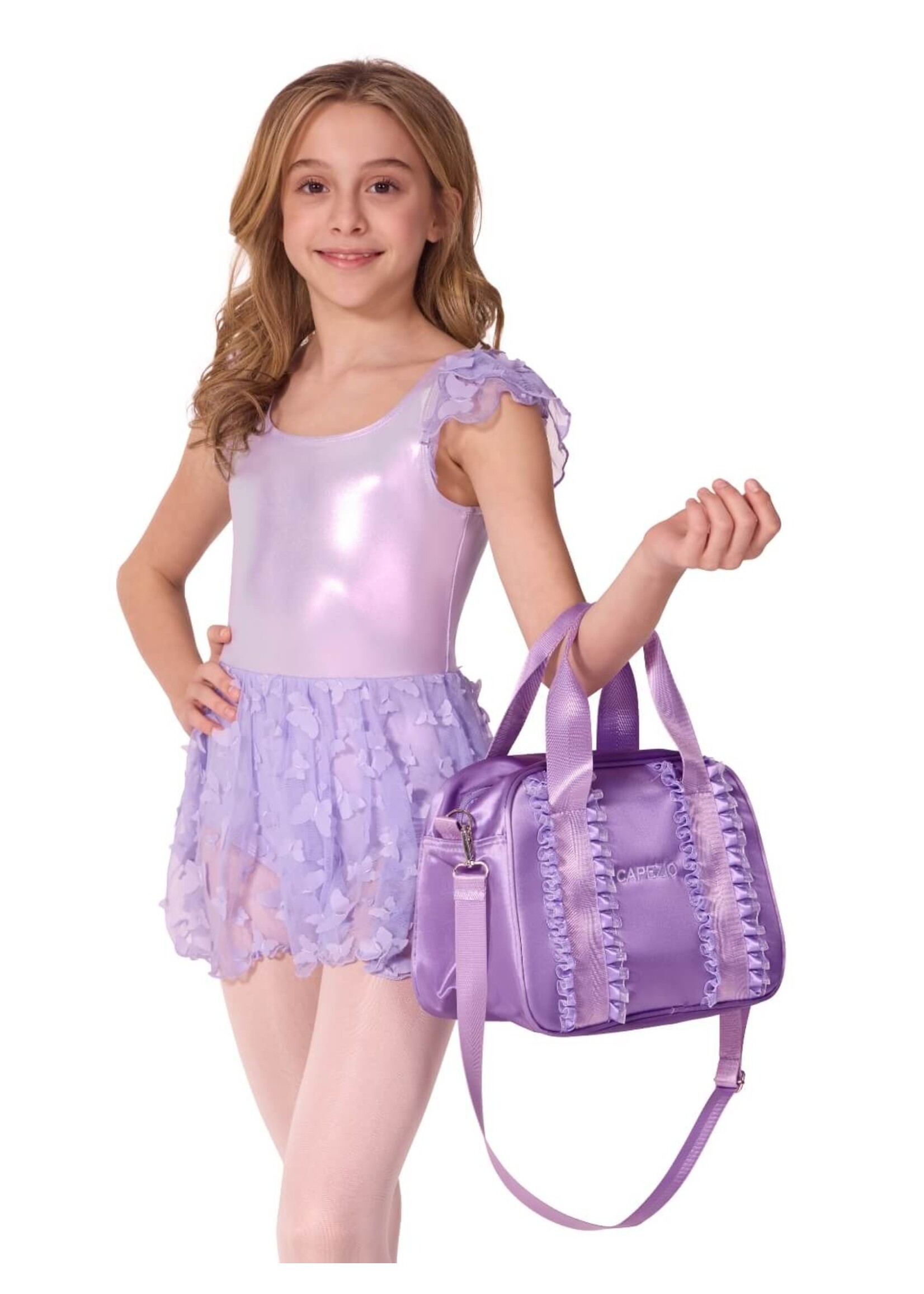 CAPEZIO & BUNHEADS AB324 ELOISE RUFFLE DANCE BAG