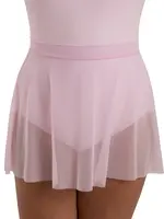 CAPEZIO & BUNHEADS A12266W CURVED RHYTHM YAYOI SHIMMER MESH PULL ON SKIRT