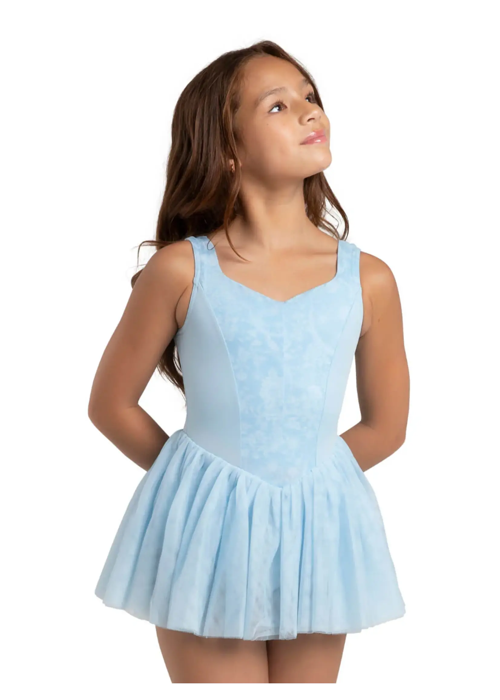 CAPEZIO & BUNHEADS A12290C JEWEL GARDIN JARDIN SWEETHEART BROCADE BODICE PRINCESS SEAM TANK TUTU DRESS