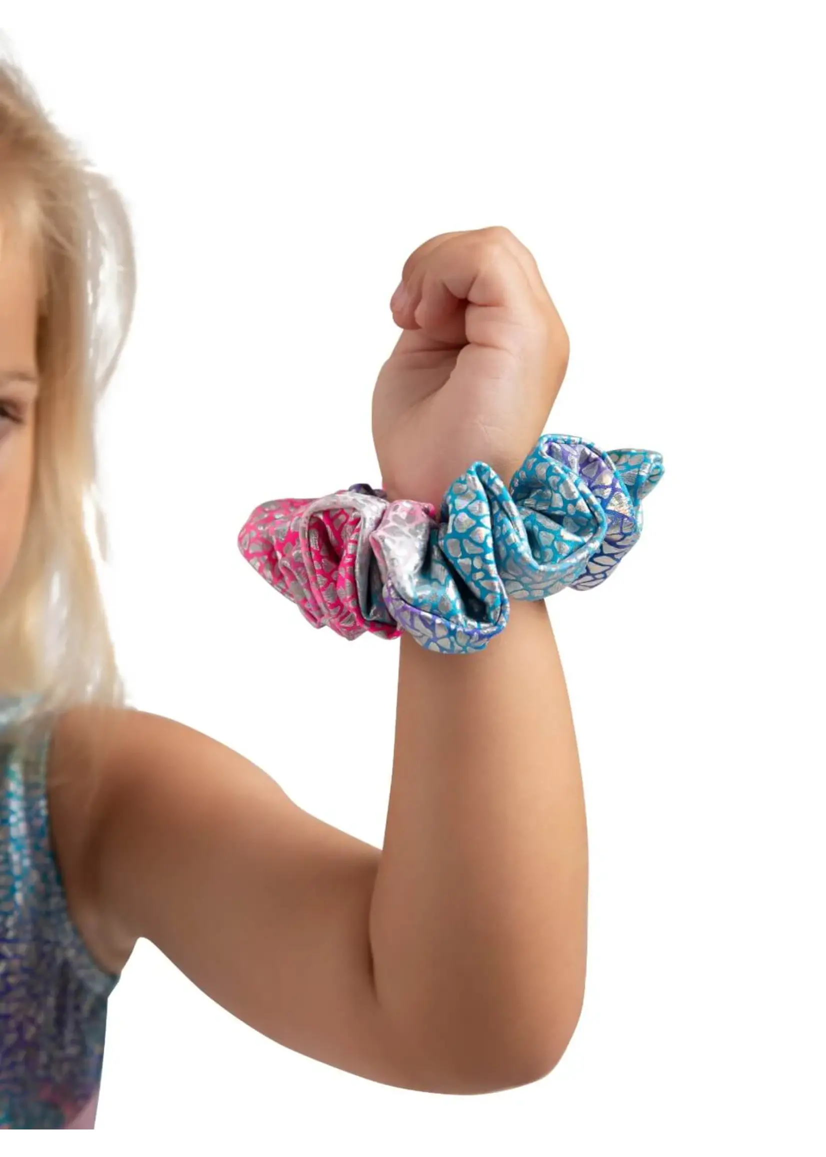 CAPEZIO & BUNHEADS A12303C STARDUST FOIL TIE-DYE SCOOP FRONT TANK BIKETARD