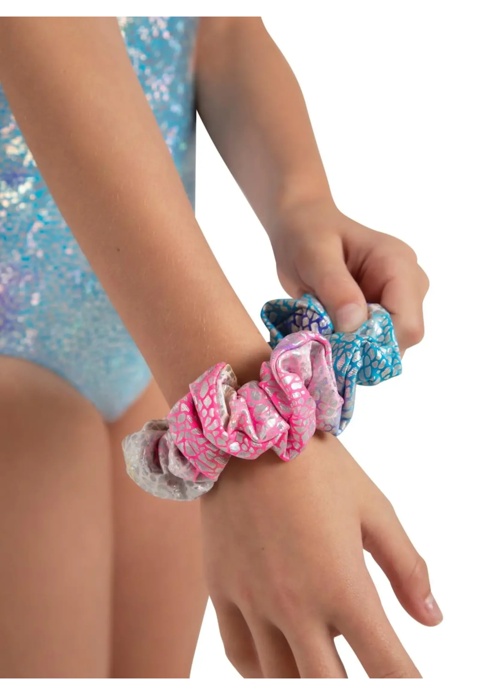 CAPEZIO & BUNHEADS A12300C SHINE BRIGHT FOIL TIE-DYE TANK LEOTARD