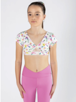 ENERGETIKS ICC197SSBL1 AVERY CAP SLEEVE CROP TOP