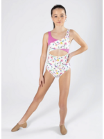 ENERGETIKS ICL153BL1 IZZY ASYMMETRICAL CROSSOVER TANK LEOTARD