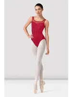 BLOCH & MIRELLA L50002 ISABELLA EMBROIDERED CORSET TANK LEOTARD