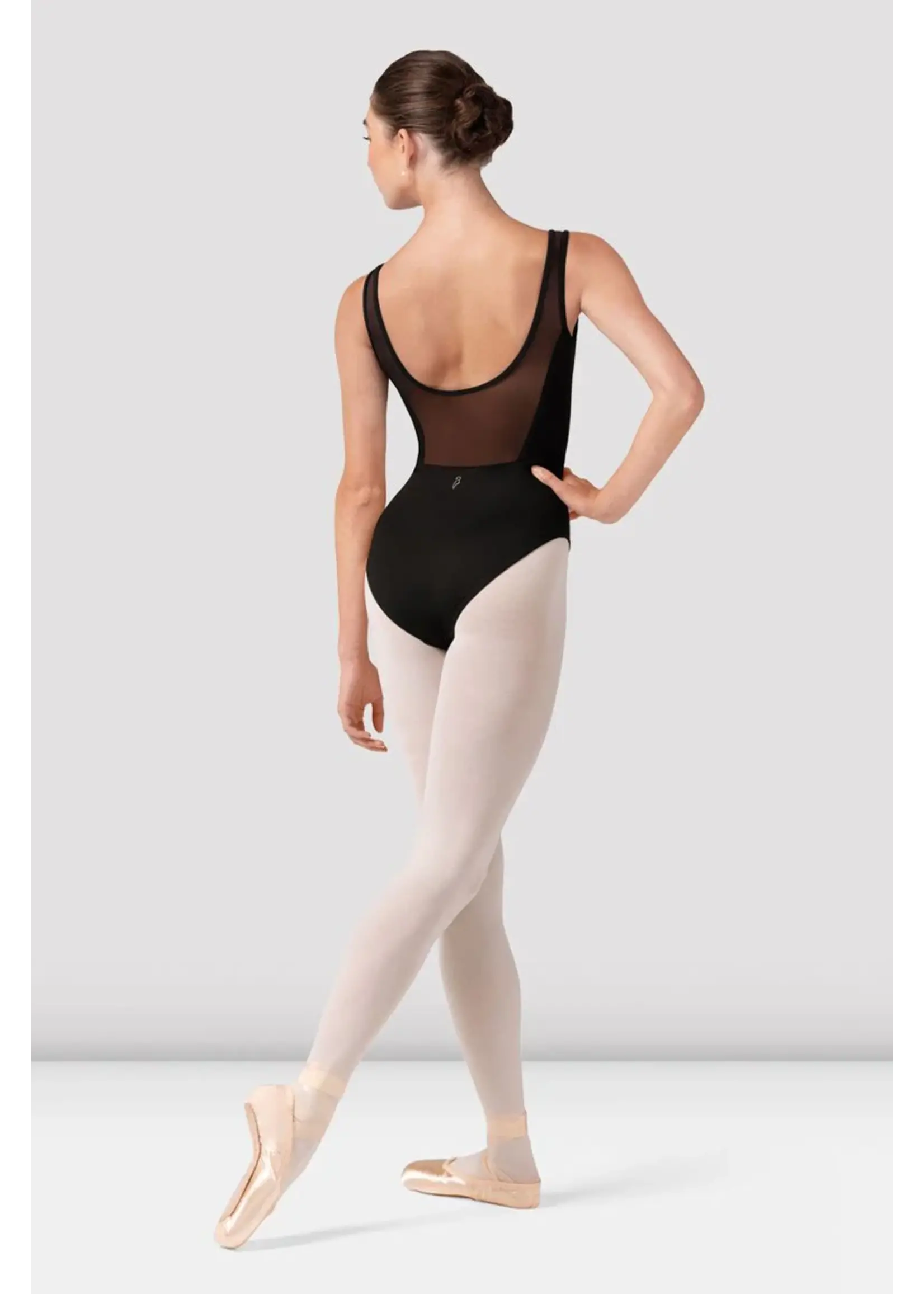 BLOCH & MIRELLA L50002 ISABELLA EMBROIDERED CORSET TANK LEOTARD