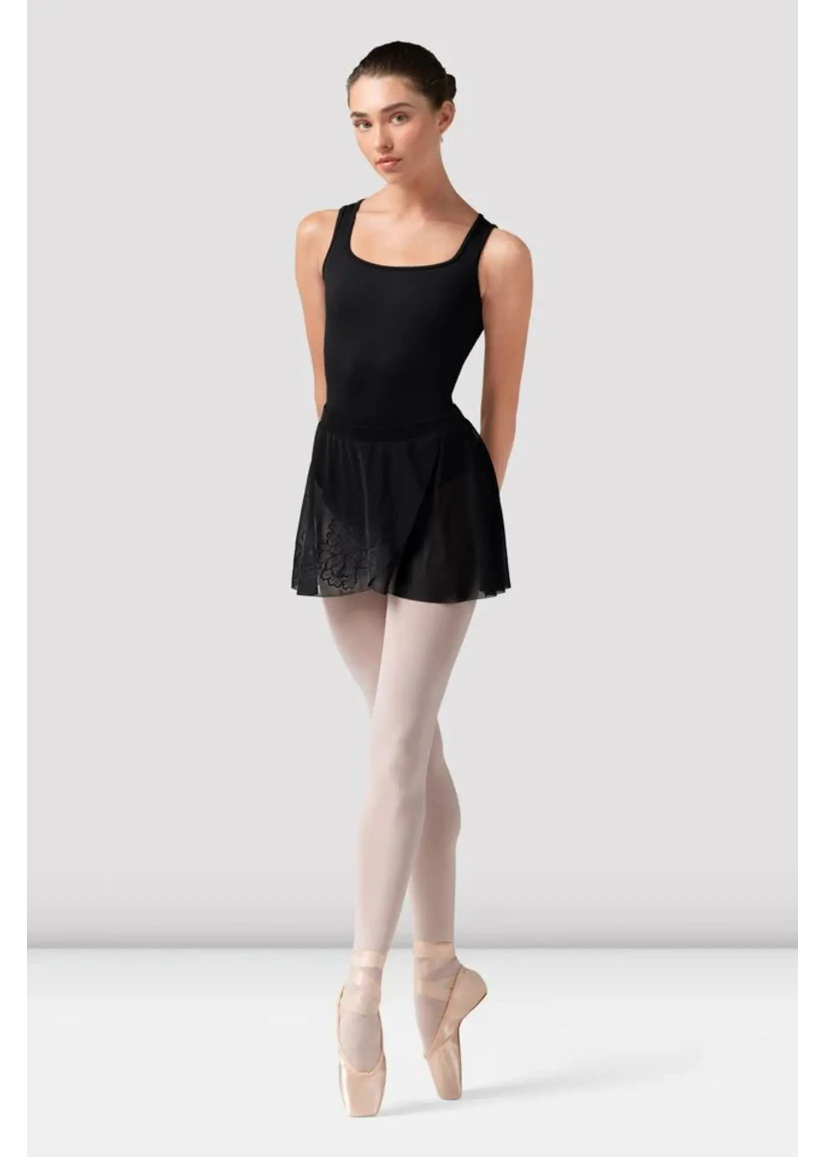 BLOCH & MIRELLA R10001 ZOE EMBROIDERED PULL ON SKIRT