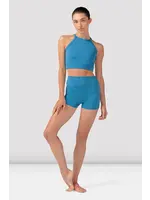 BLOCH & MIRELLA Z30004 NINA CROP TOP WITH EMBROIDERED BACK DETAIL