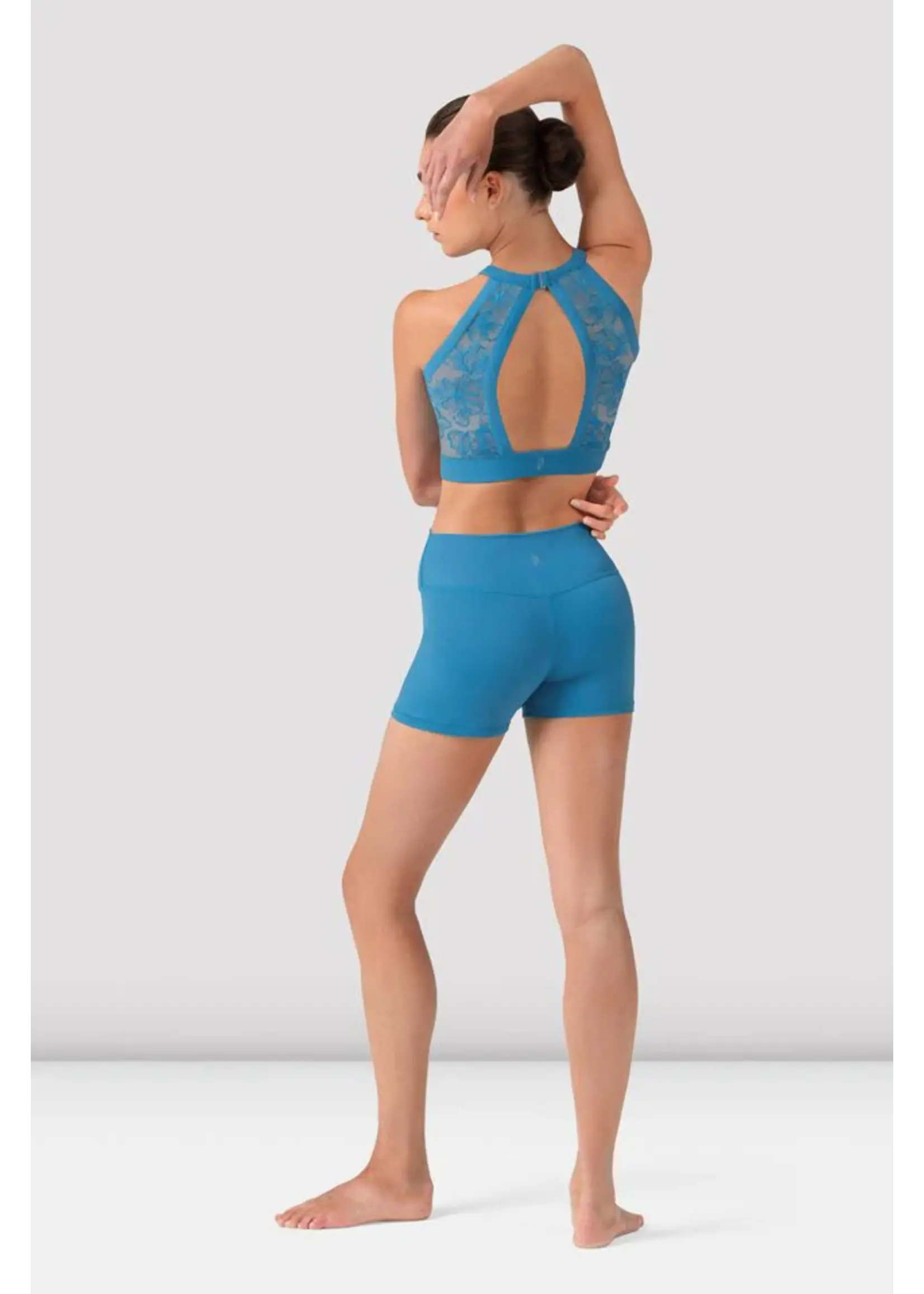 BLOCH & MIRELLA Z30004 NINA CROP TOP WITH EMBROIDERED BACK DETAIL