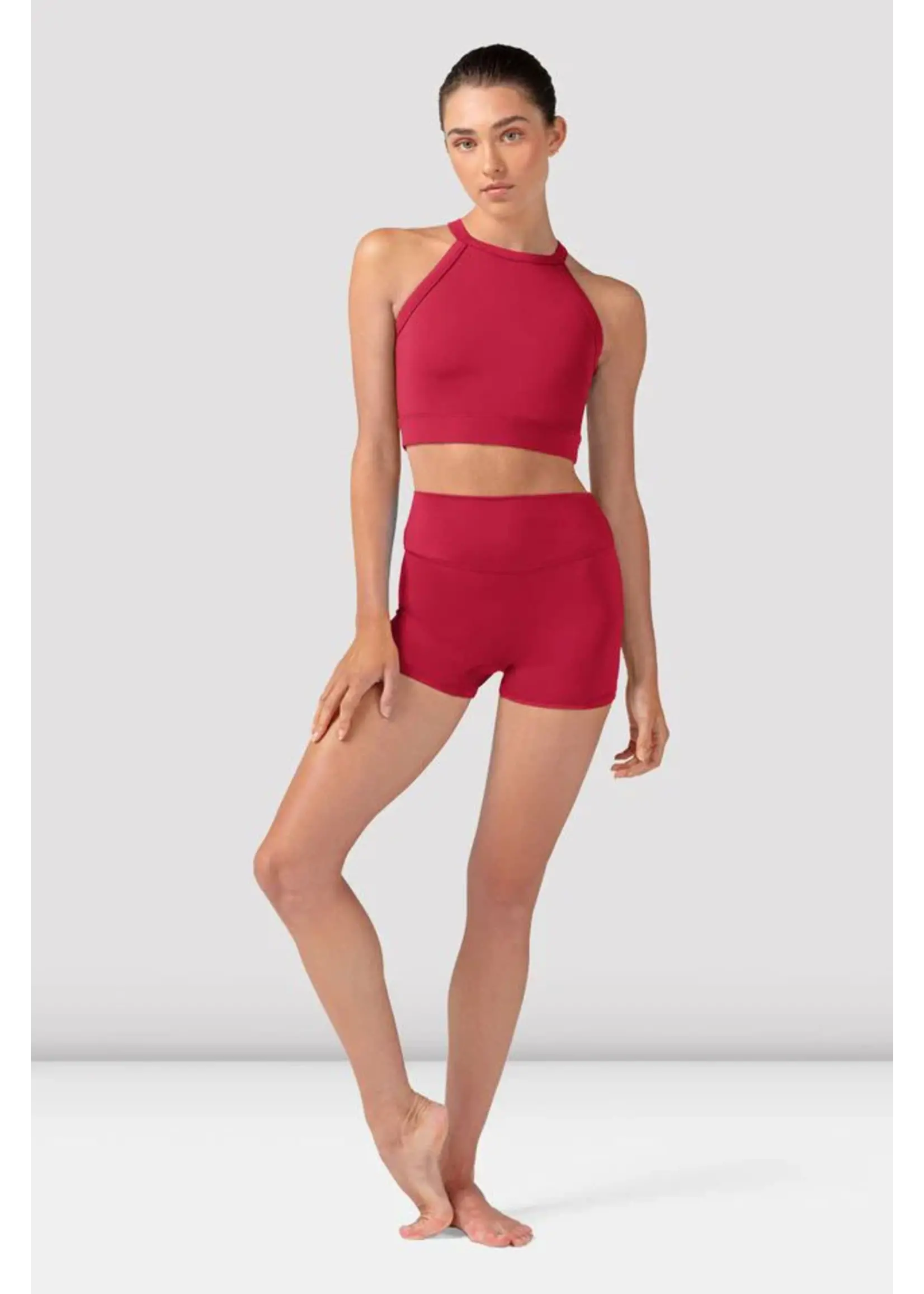 BLOCH & MIRELLA Z30004 NINA CROP TOP WITH EMBROIDERED BACK DETAIL