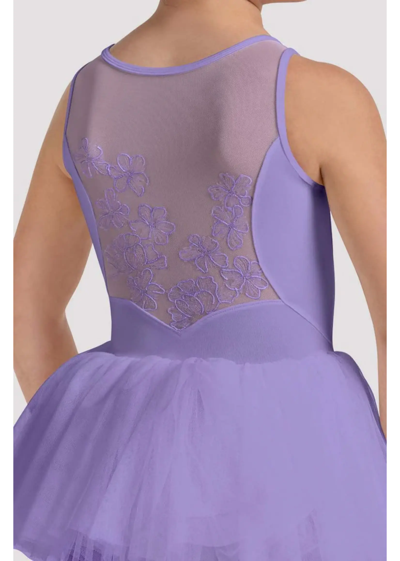 BLOCH & MIRELLA CL50004 MARIA SWEETHEART FRONT EMBROIDERED BACK  TUTU LEOTARD