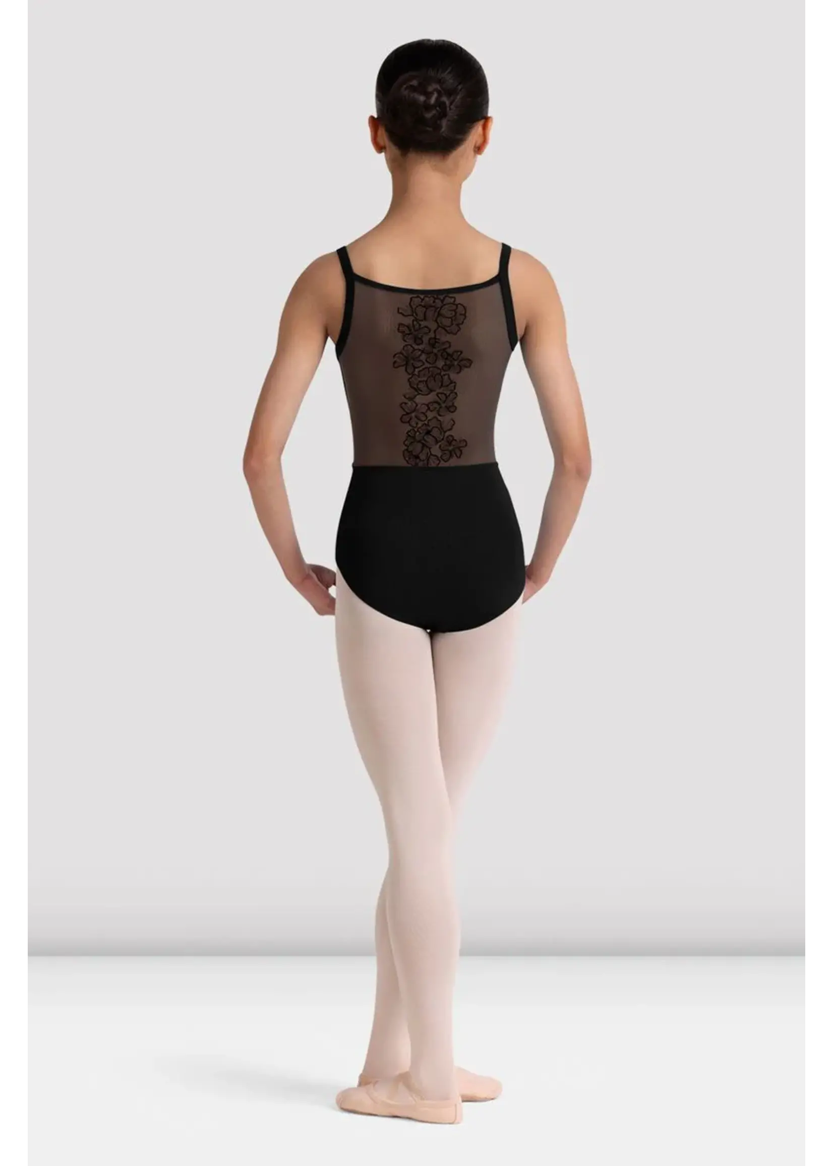 BLOCH & MIRELLA CL70005 KIK CORSETED FRONT EMBROIDERED BACK CAMISOLE LEOTARD