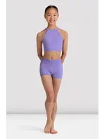 BLOCH & MIRELLA CZ30008 MODENA CROP TOP WITH EMBROIDERED BACK DETAIL