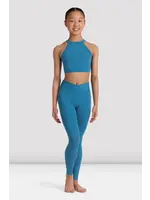 BLOCH & MIRELLA CP80002 NATALIA FULL LENGTH V FRONT OVERLAP WAISTBAND LEGGINGS