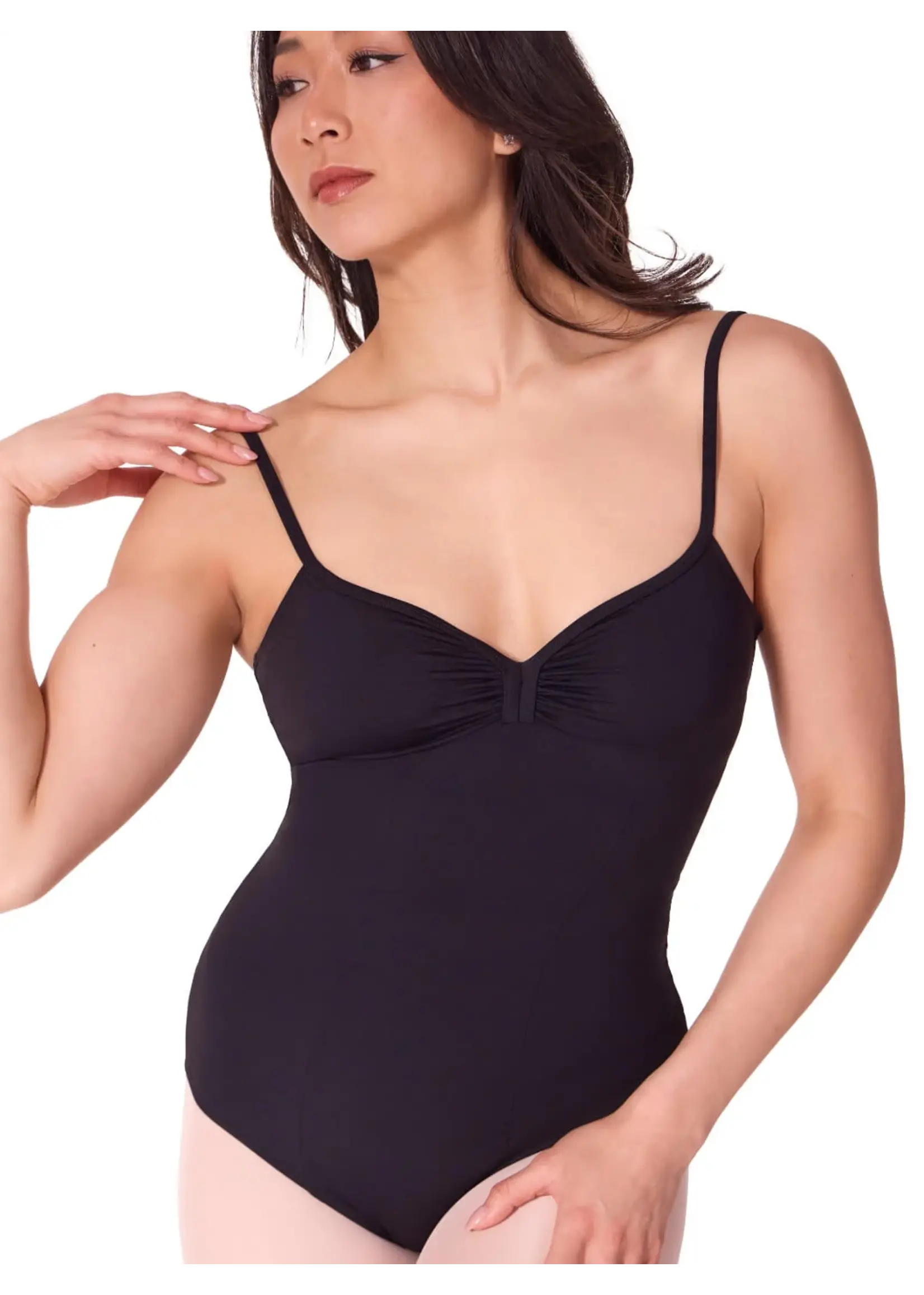 CAPEZIO & BUNHEADS AMC802W ADULT BRATEK 2 CAMISOLE LEOTARD WITH SWEETHEART NECKLINE
