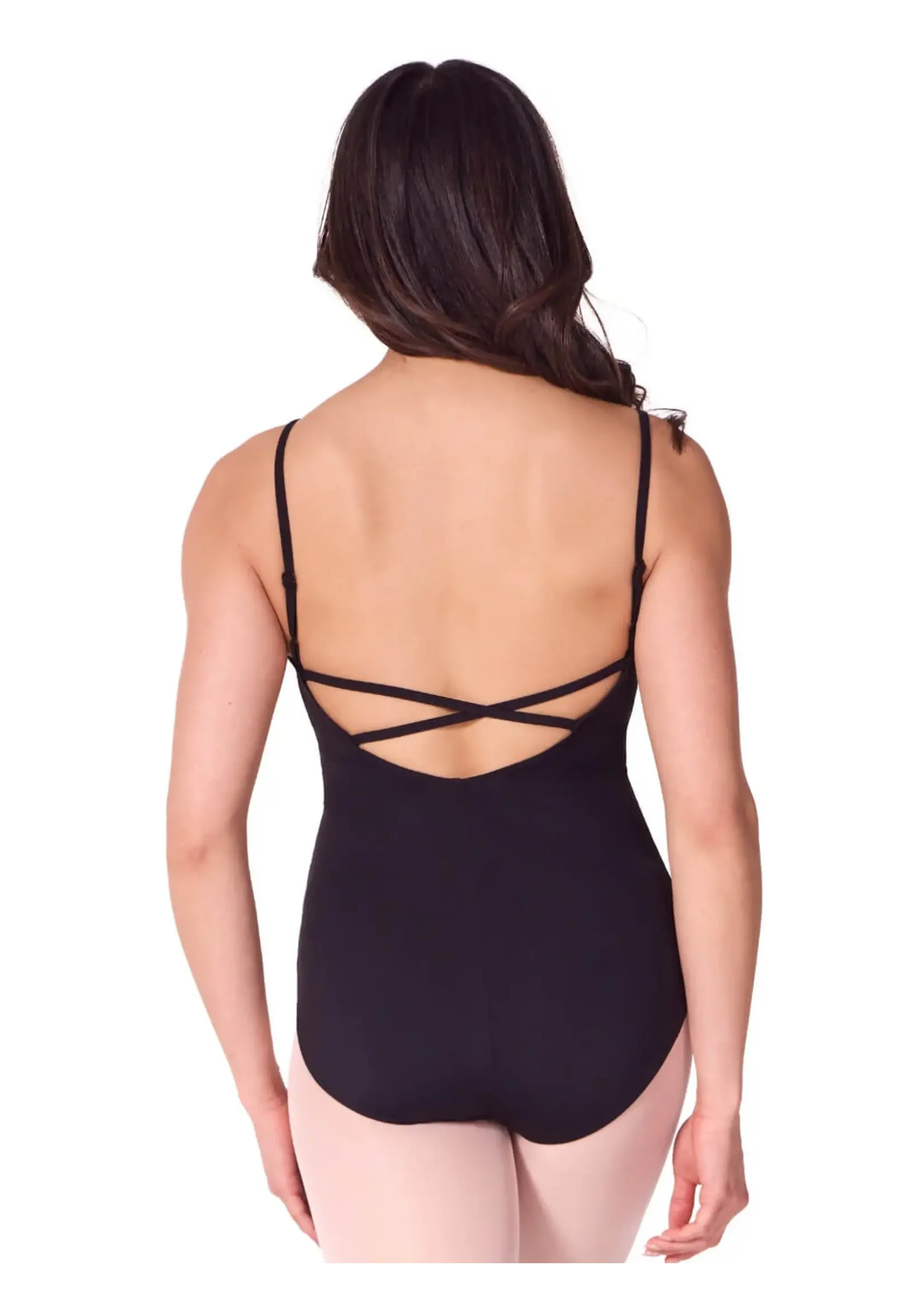 CAPEZIO & BUNHEADS AMC802W ADULT BRATEK 2 CAMISOLE LEOTARD WITH SWEETHEART NECKLINE