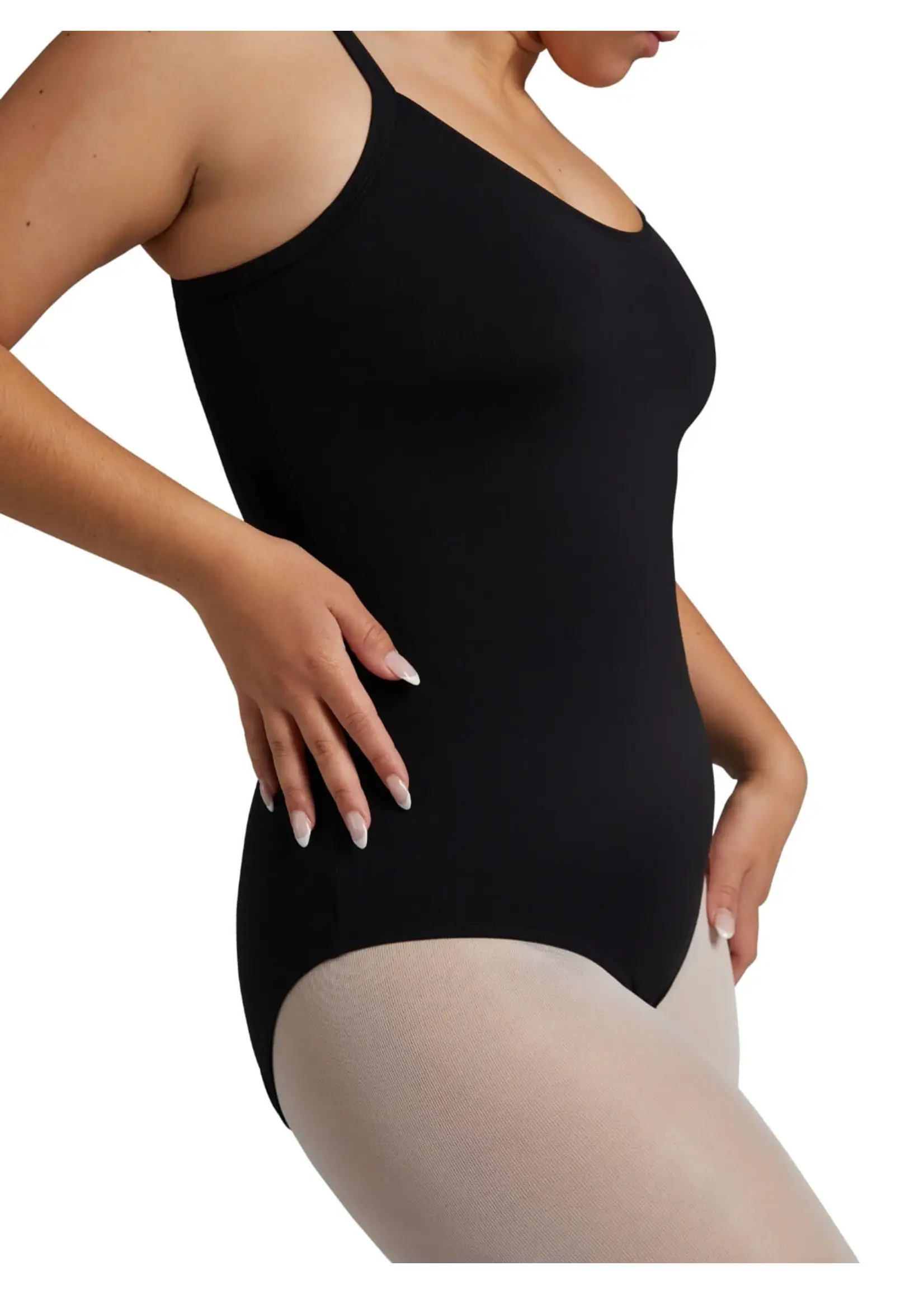 CAPEZIO & BUNHEADS AMC110 ADULT BRATEK SQUARE CUT CAMISOLE LEOTARD