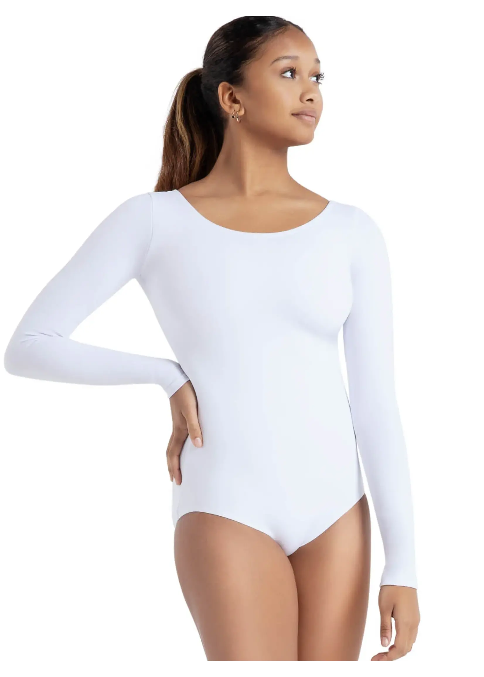 CAPEZIO & BUNHEADS ATB135 ADULT TEAM BASIC LONG SLEEVE LEOTARD