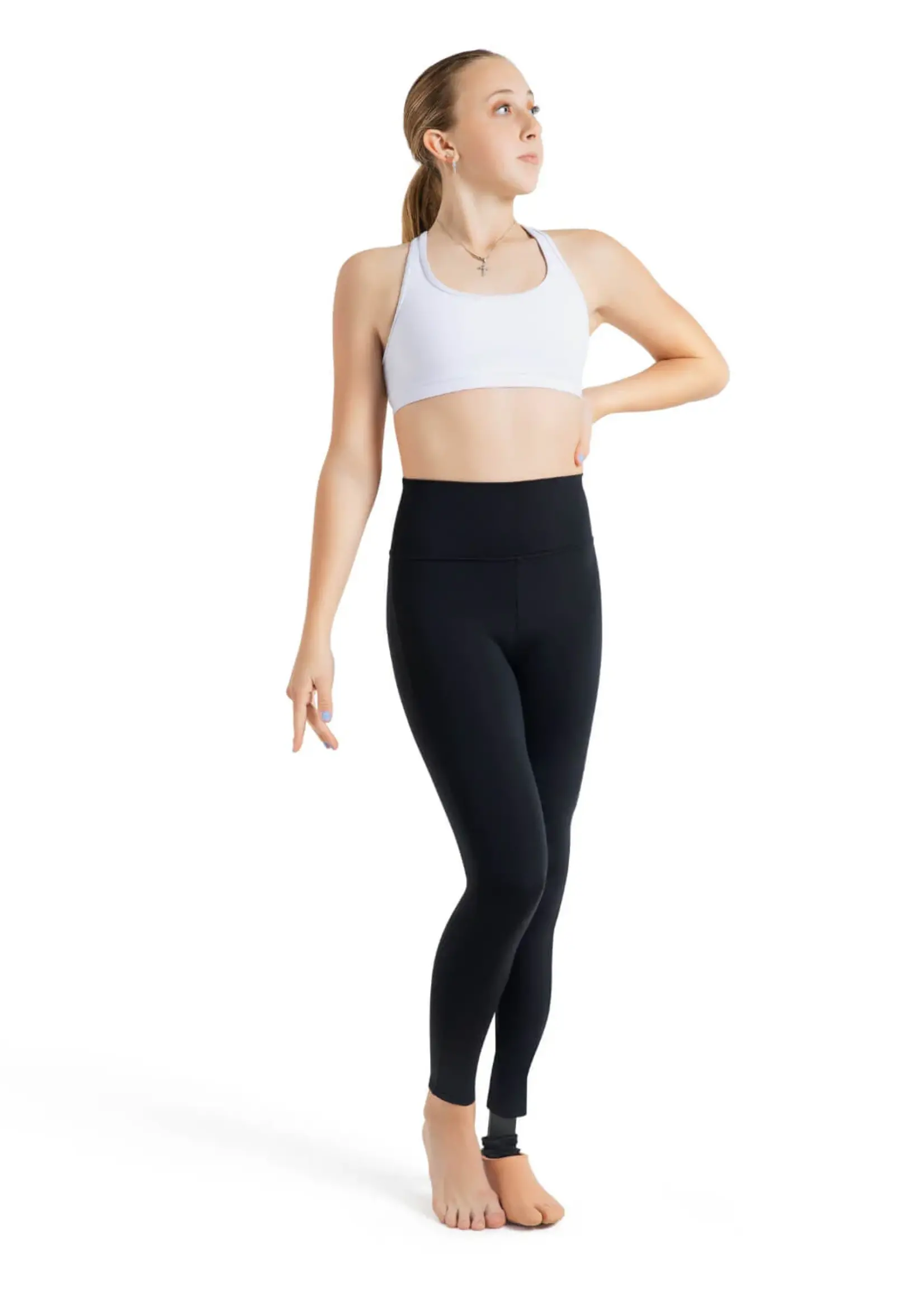 CAPEZIO & BUNHEADS ATB204W ADULTS ACTIVE HIGH WAIST LEGGING