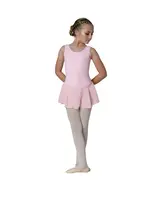 DANSHUZ 219C ADDISON COTTON BLEND TANK SKIRTED LEOTARD DRESS
