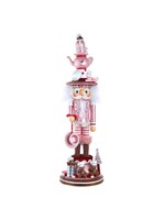 KURT S. ADLER HA0797 HOLLYWOOD PINK TEA PARTY 18" NUTCRACKER