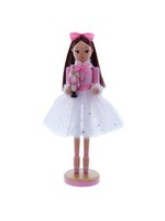 KURT S. ADLER WOODEN BALLERINA CLARA 12" NUTCRACKER