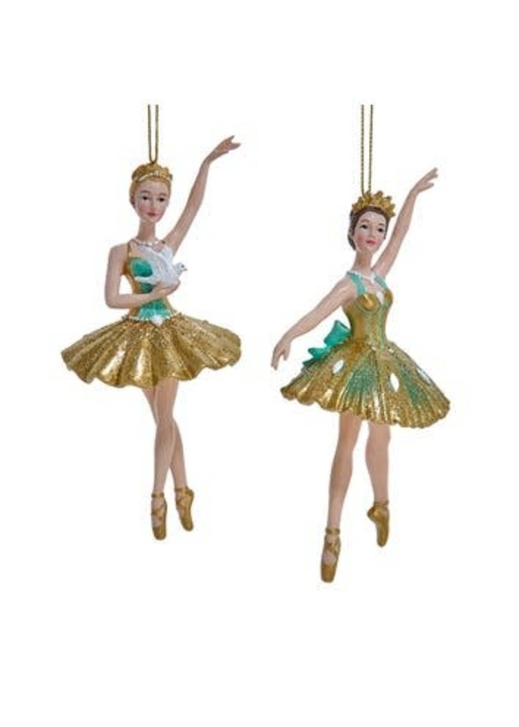 KURT S. ADLER E1049 VINTAGE ELEGANCE  6" BALLERINA ORNAMENT