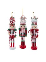 KURT S. ADLER HA0779 CANDY, CAKE & HOLLY TRIPLE TRIFLE SUGAR OVERLOAD 6" NUTCRACKER ORNAMENT