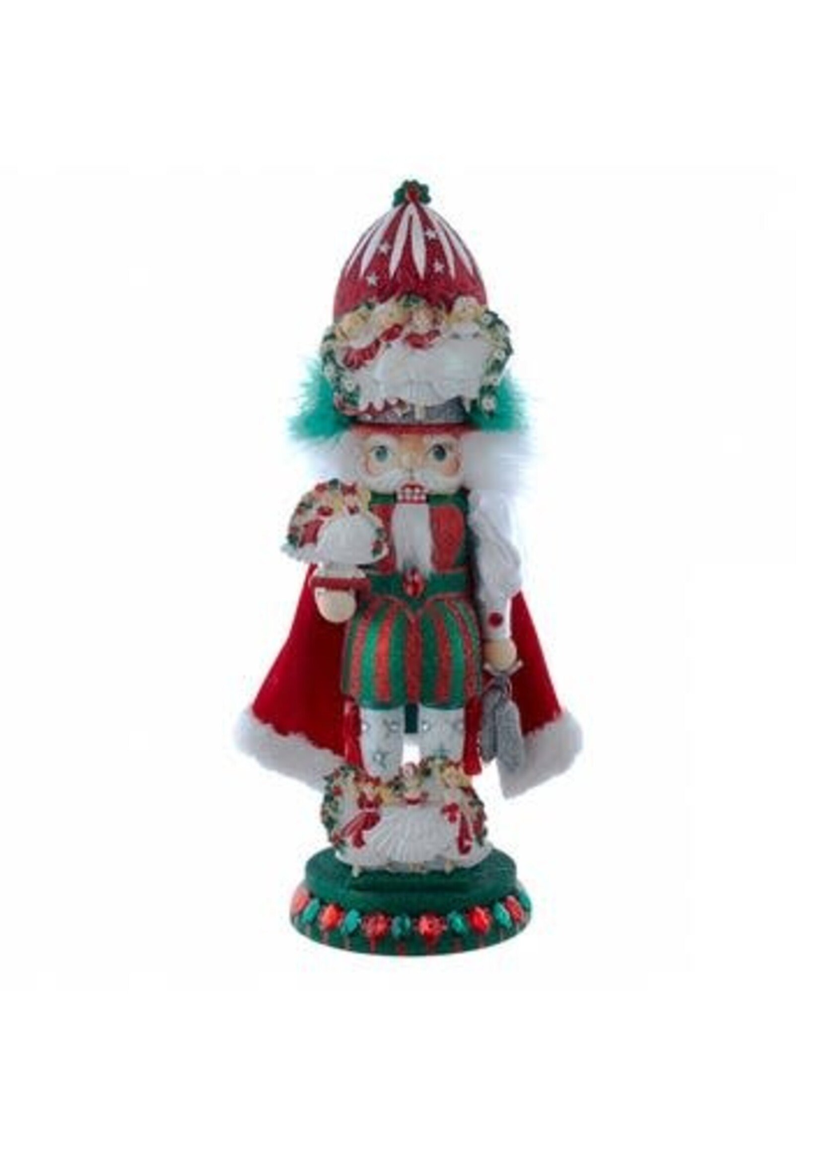 KURT S. ADLER HA0774 HOLLY WOOD NINE LADIES DANCING 18" NUTCRACKER