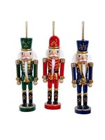 KURT S. ADLER F2410 ORNATE ARENDELLE WOODEN 6" NUTCRACKER SOLDIER ORNAMENT