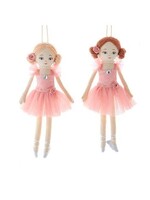 KURT S. ADLER T3907 FABRIC BALLERINA DOLL 10" ORNAMENT