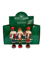 KURT S. ADLER F2309 PRIMARY PAINTED STAR TRADITIONAL 6" NUTCRACKER ORNAMENT