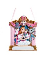 KURT S. ADLER A2373 NUTCRACKER SUITE PERSONALIZABLE FRAMED STAGE 3.5" ORNAMENT