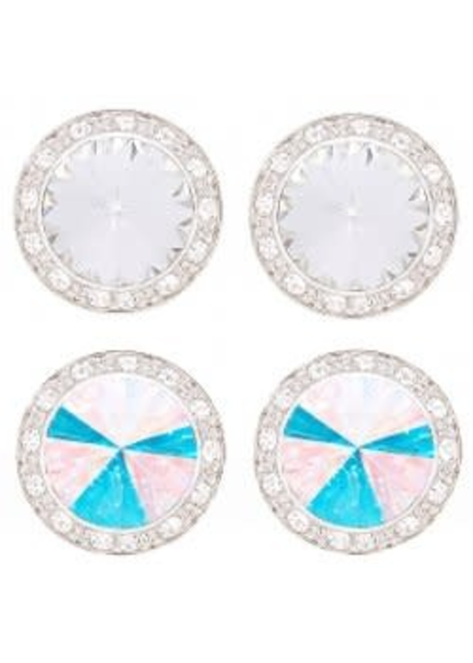 DASHA DESIGNS PERFORMANCE HYPERALLERGENIC 17mm  EARRINGS