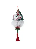 KURT S. ADLER HOLLYWOOD HATS NUTCRACKER SUITE FINIAL 7" ORNAMENT