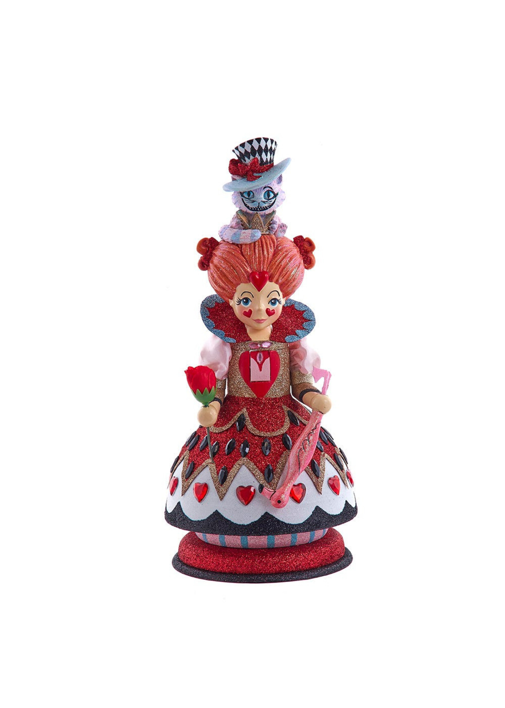 KURT S. ADLER HA0763 HOLLYWOOD QUEEN OF HEARTS 13" NUTCRACKER