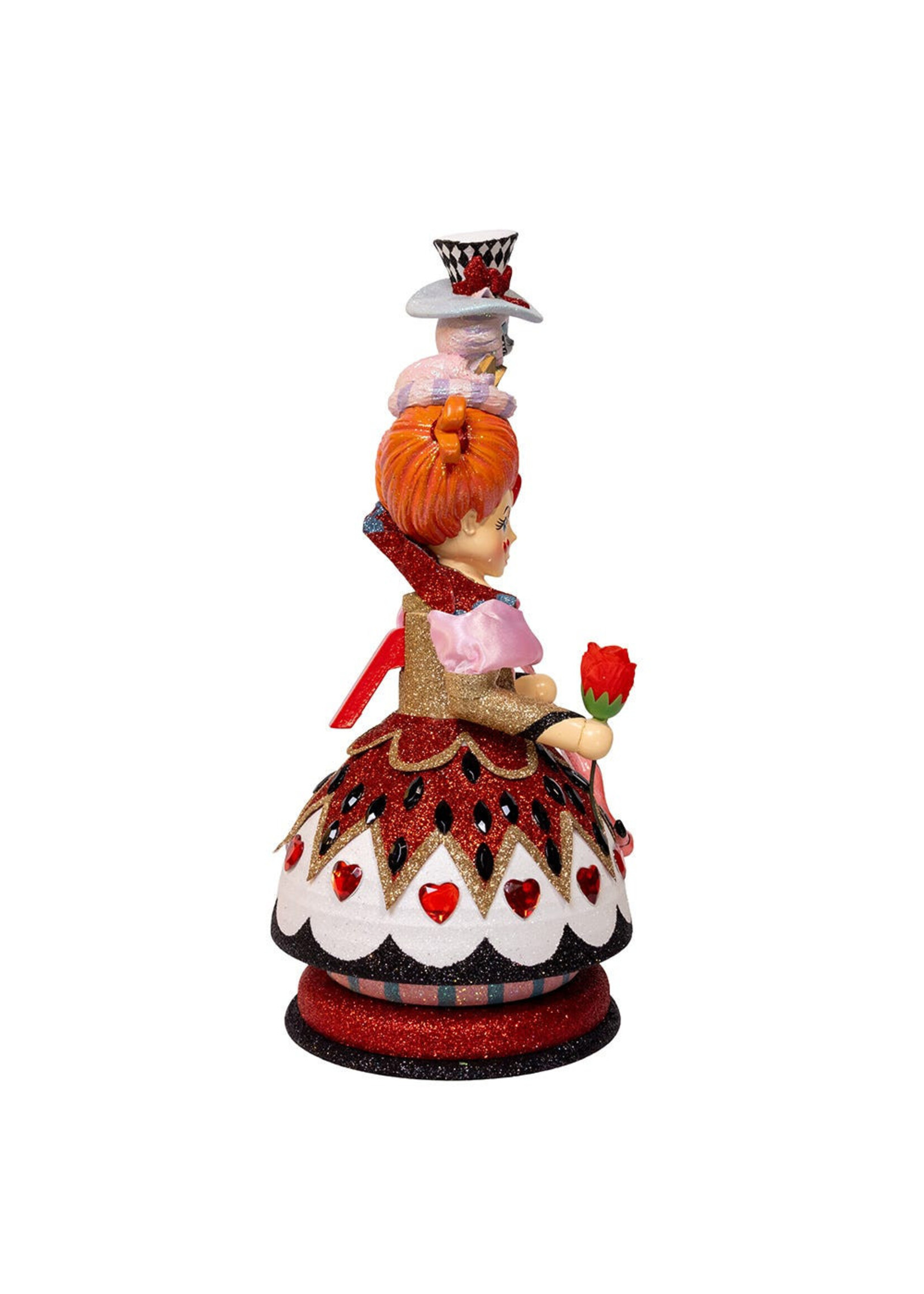 KURT S. ADLER HA0763 HOLLYWOOD QUEEN OF HEARTS 13" NUTCRACKER