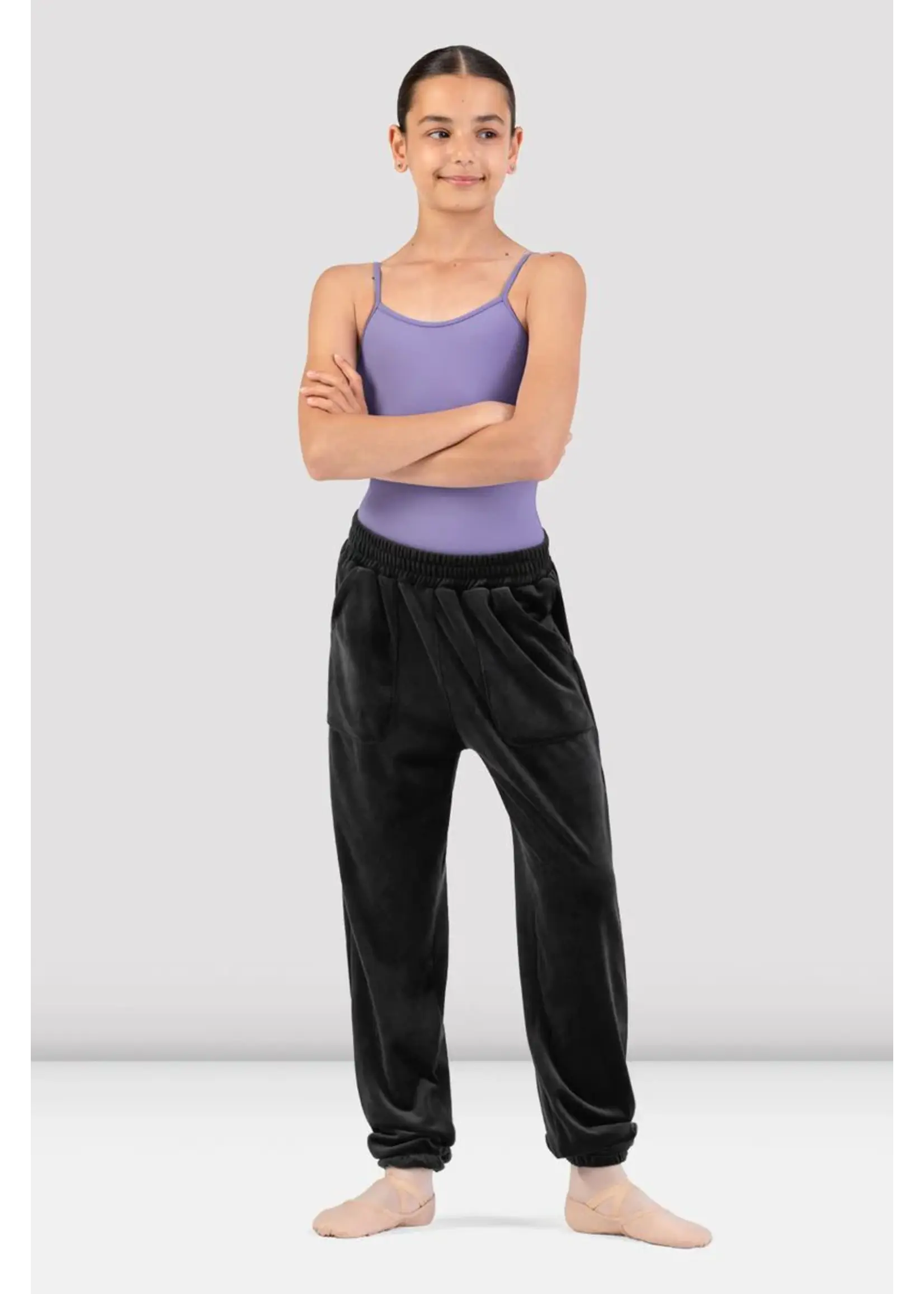 BLOCH & MIRELLA CP80004 CHILDRENS VELVET LUX LOOSE SWEATPANT