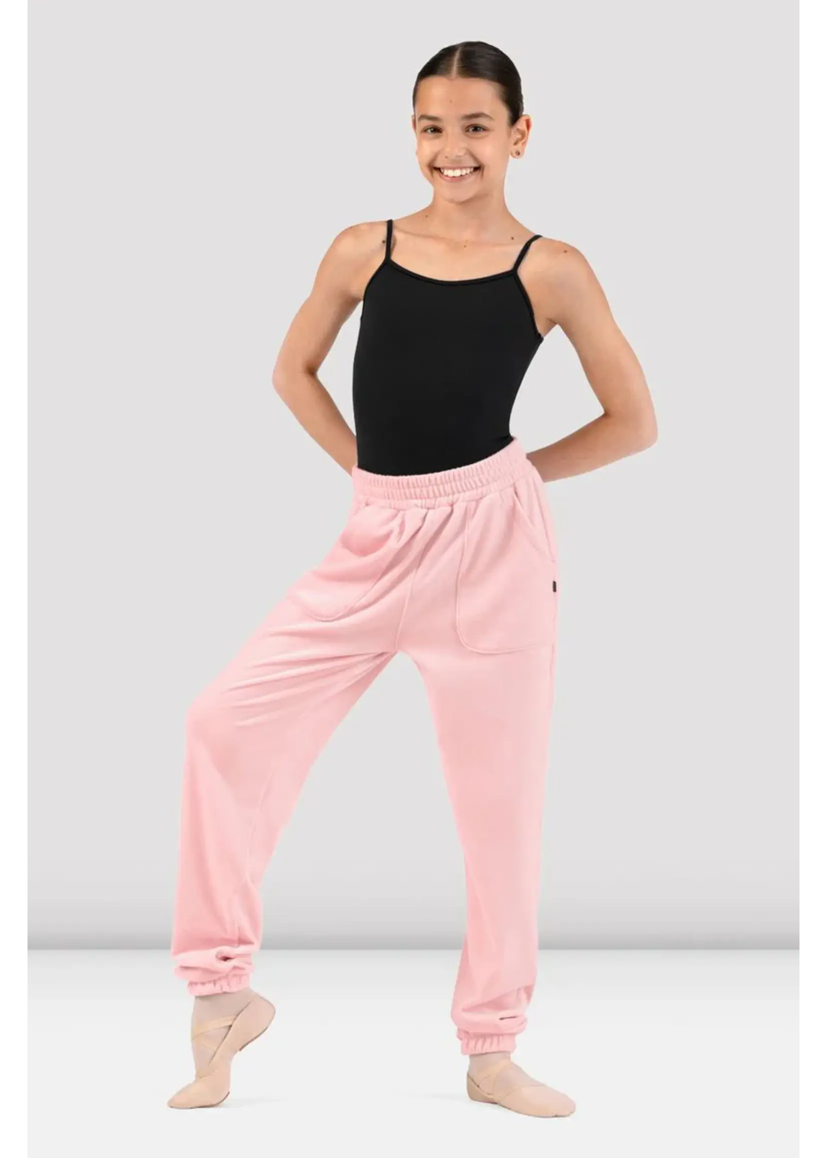 BLOCH & MIRELLA CP80004 CHILDRENS VELVET LUX LOOSE SWEATPANT