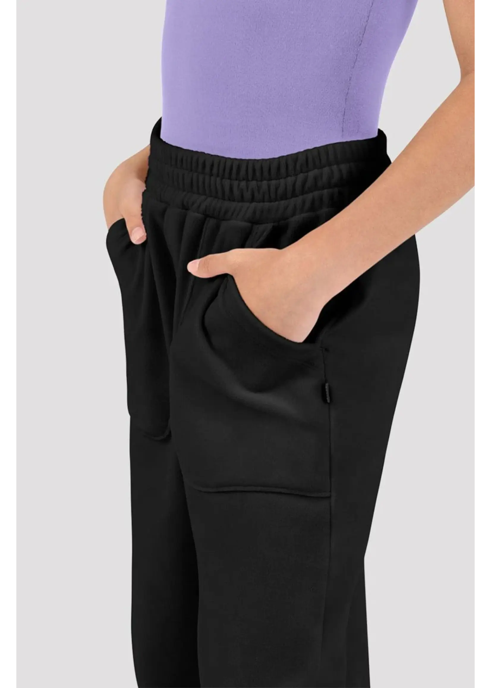 BLOCH & MIRELLA CP80004 CHILDRENS VELVET LUX LOOSE SWEATPANT