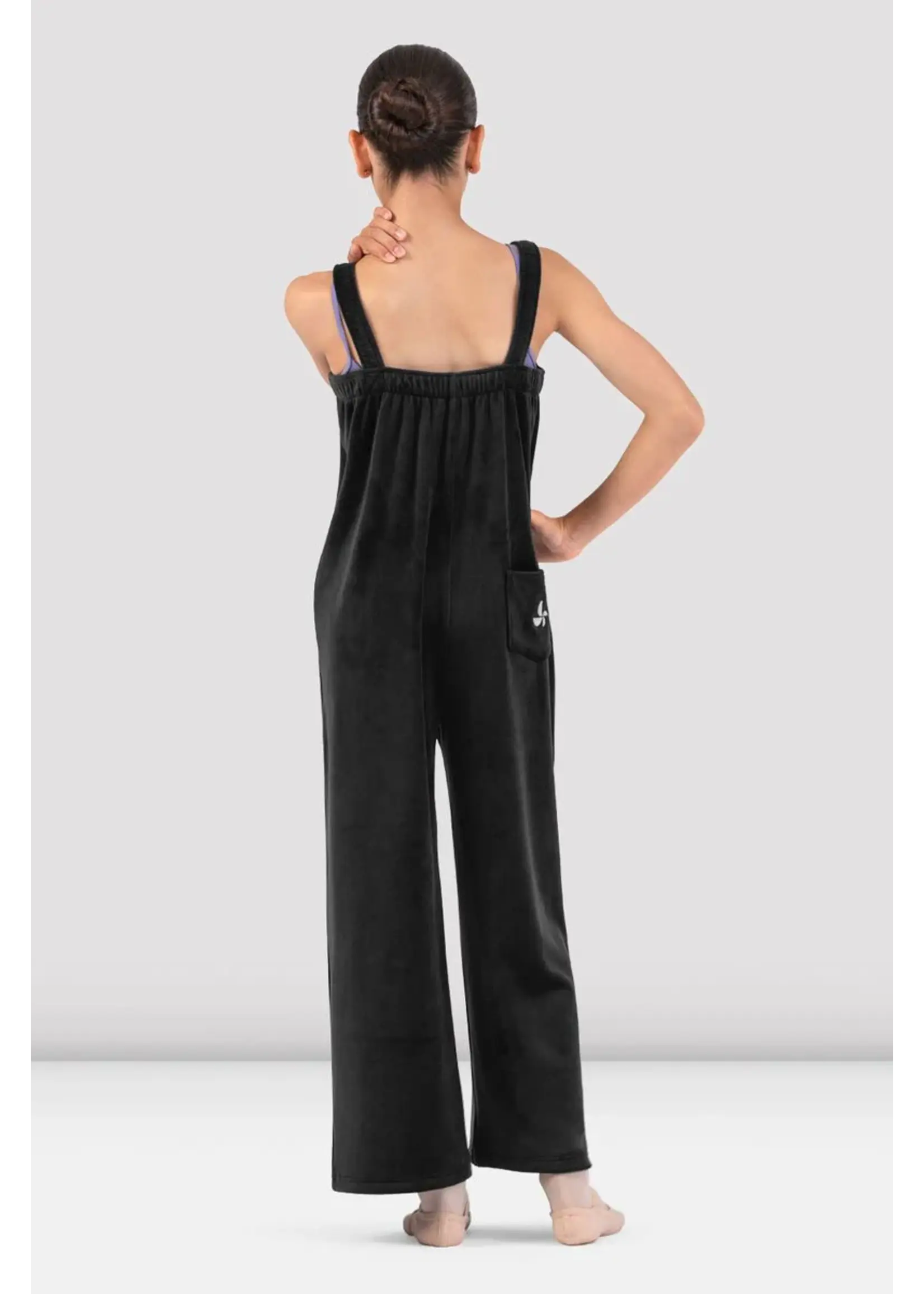 BLOCH & MIRELLA CU12006 VELVET LUX ICONIC POCKET ONESIE WIDE LEG JUMPER