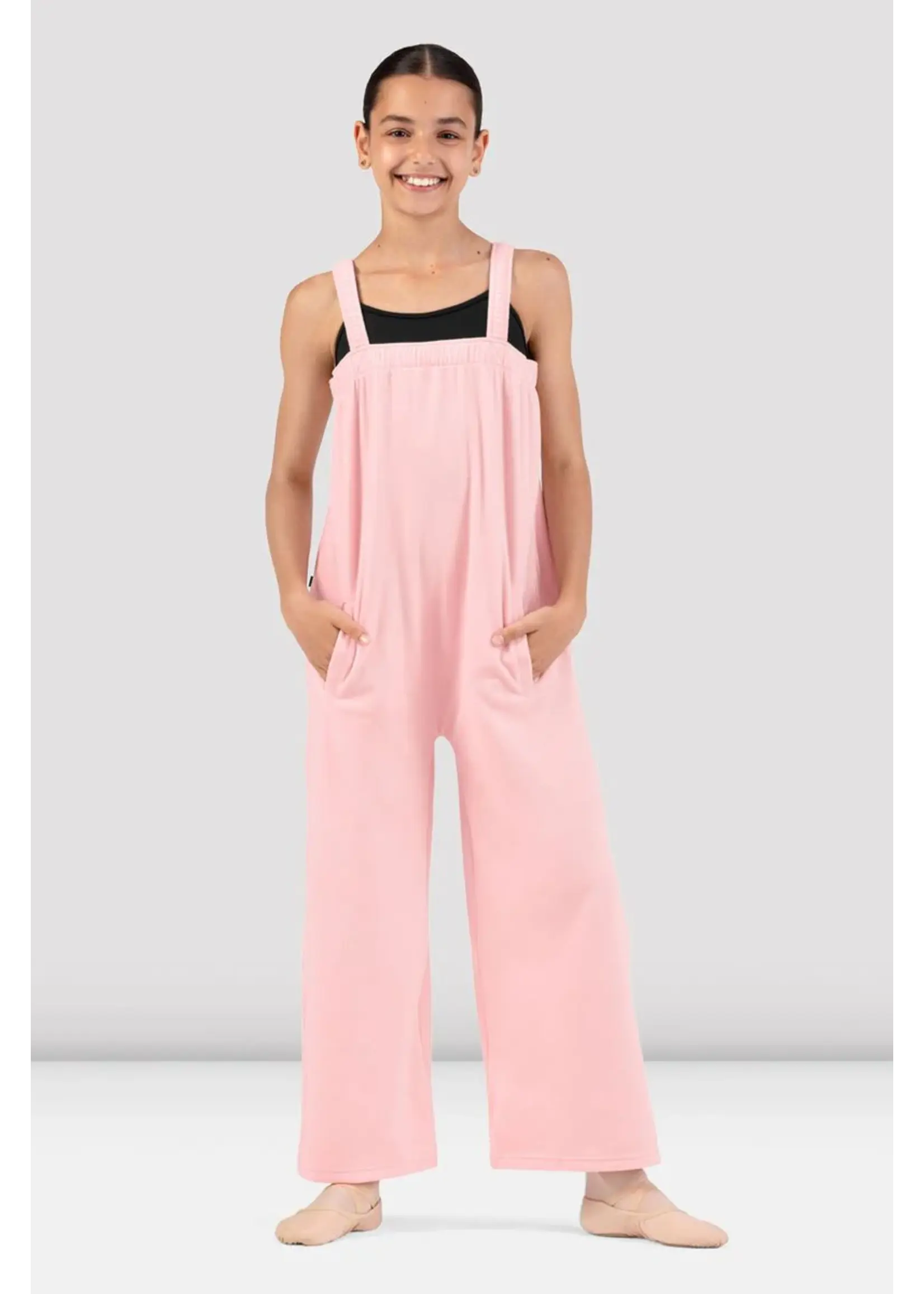 BLOCH & MIRELLA CU12006 VELVET LUX ICONIC POCKET ONESIE WIDE LEG JUMPER