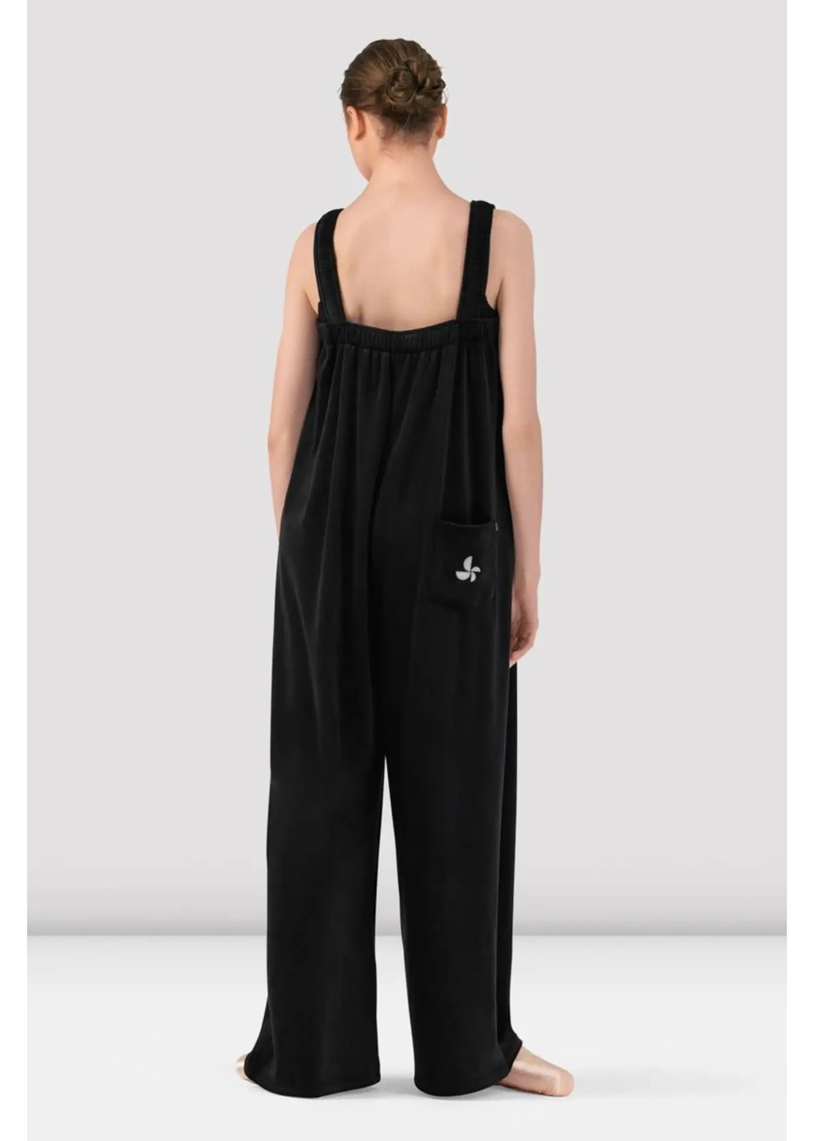 BLOCH & MIRELLA U12005 VELVET LUX ICONIC POCKET ONESIE WIDE LEG JUMPER