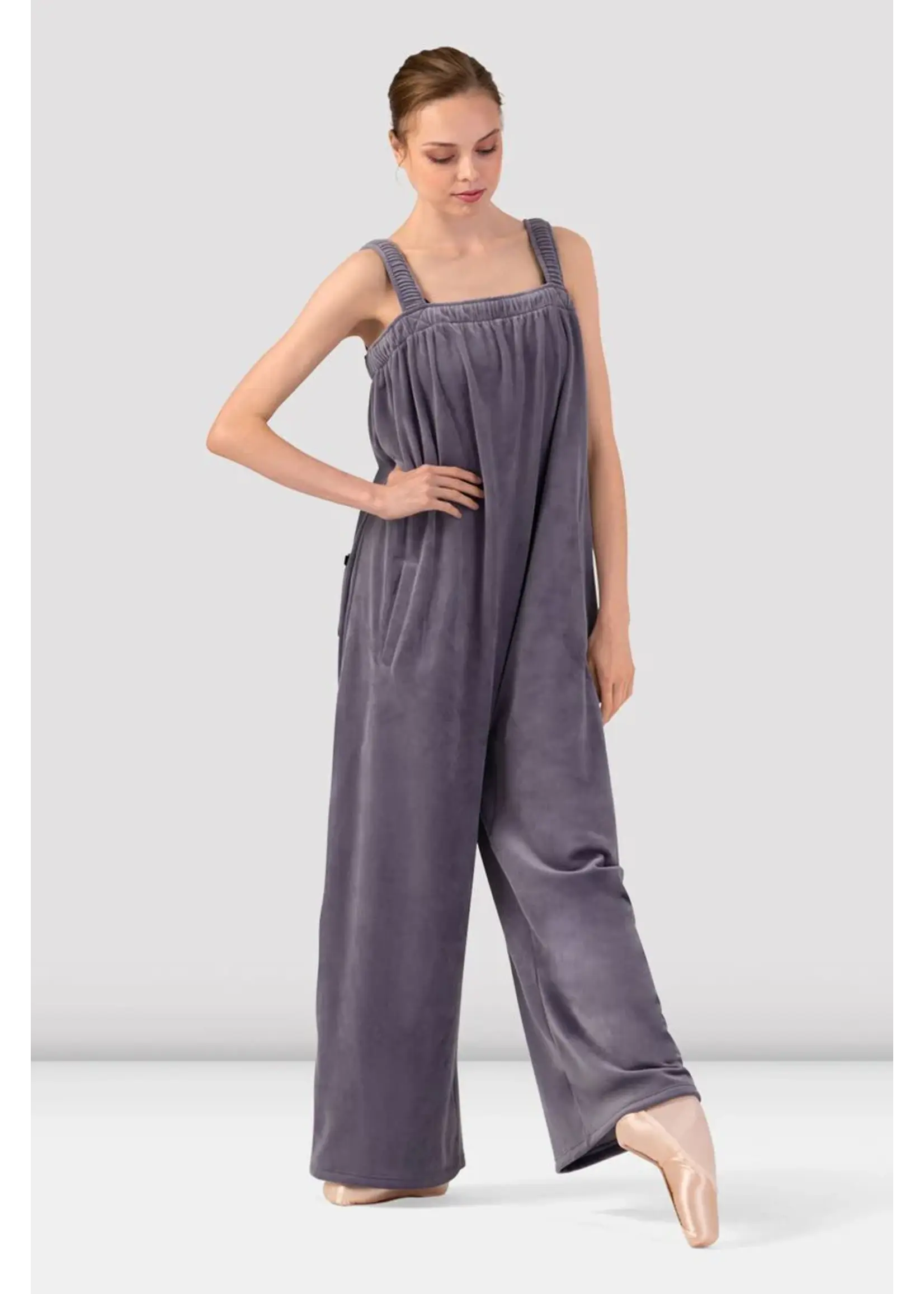 BLOCH & MIRELLA U12005 VELVET LUX ICONIC POCKET ONESIE WIDE LEG JUMPER