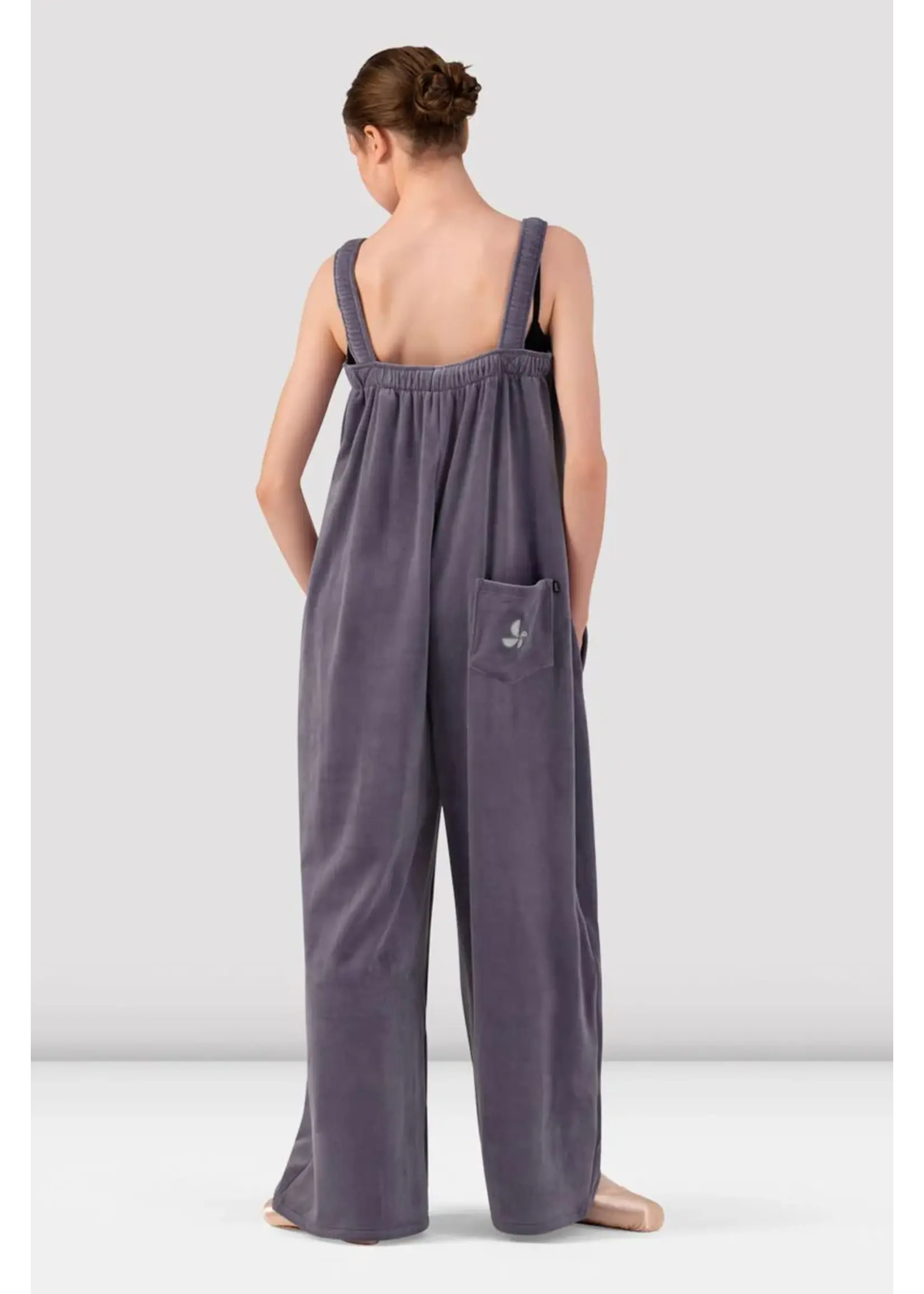 BLOCH & MIRELLA U12005 VELVET LUX ICONIC POCKET ONESIE WIDE LEG JUMPER