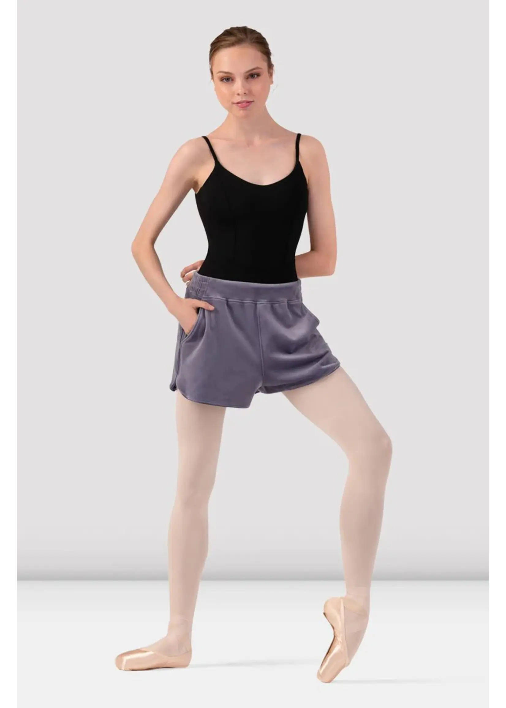 BLOCH & MIRELLA R90007 VELVET LUX FLAT WAIST SHORT