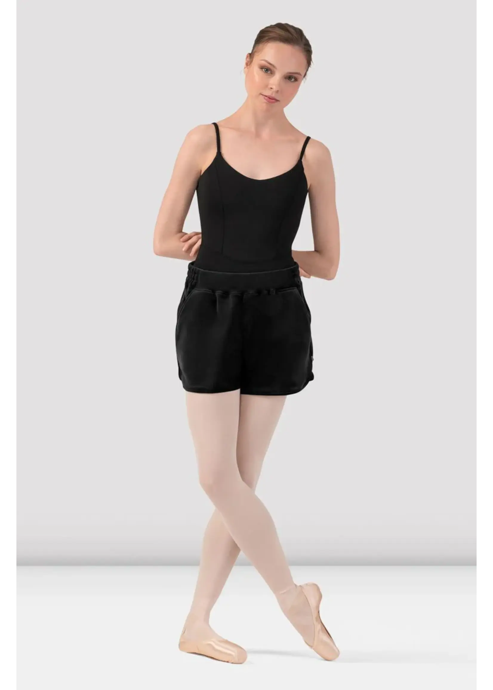 BLOCH & MIRELLA R90007 VELVET LUX FLAT WAIST SHORT