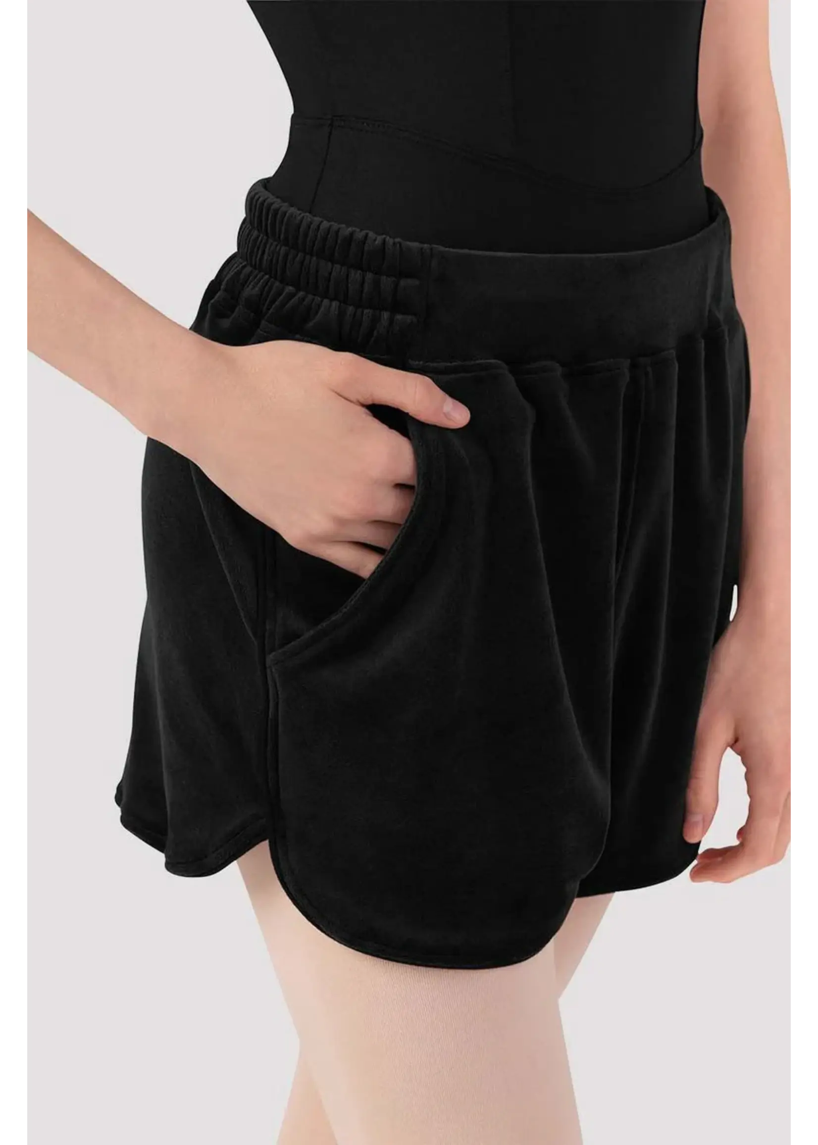 BLOCH & MIRELLA R90007 VELVET LUX FLAT WAIST SHORT