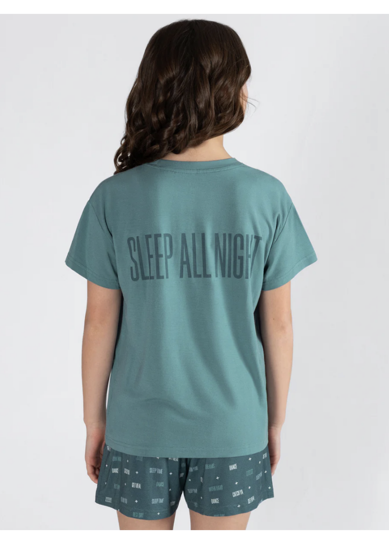 ENERGETIKS BAMBOO PAJAMA SET WITH SHORTS & TSHIRT